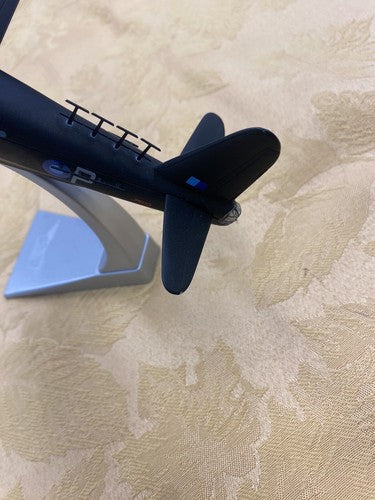 ES 1001 Black Diecast Military Airplane Plane