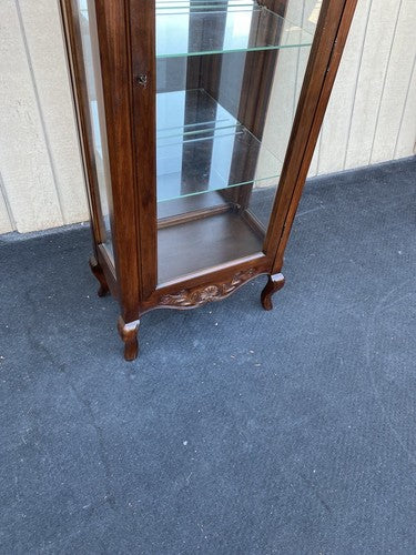 64836 HEKMAN Louis XV Lighted Curio China Cabinet