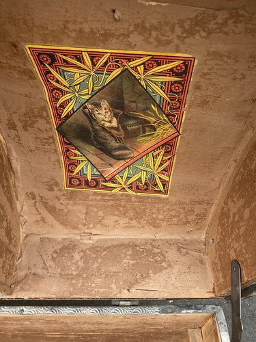 65518   Antique Dome Top Trunk Storage Chest