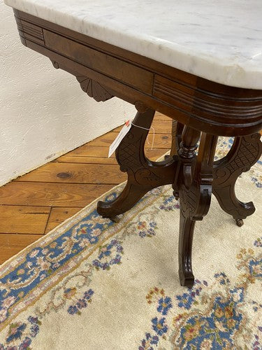 64811 Antique Victorian Walnut Lamp Table Stand