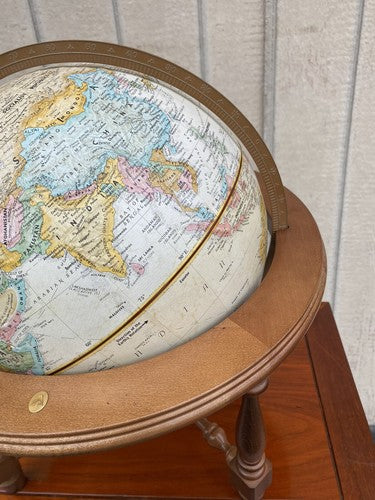 65193 REPLOGLE Table Top World Globe Atlas