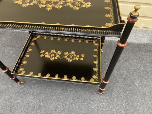 66042 Metal Decorator THE FED ERA LIST Teacart Table Stand On Wheels