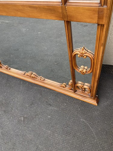 66238 Large Decorator RIO Furniture Fancy Mirror with Cherub s