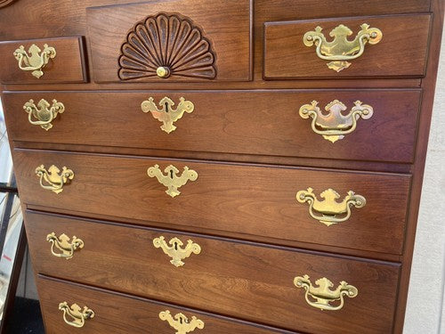 65531 COUNCILL Furniture Solid Cherry HIgh boy High Chest