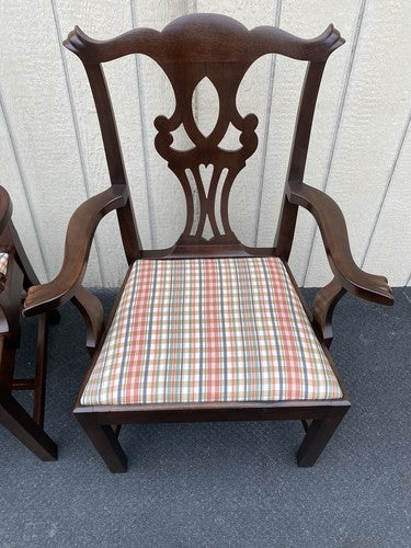 63155 Set of 6 Solid Mahogany Dining Chairs Chair s