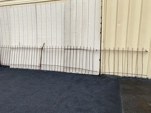 GARDEN 02:  20 feet  x 36" High  Victorian Wrought Iron Fencing Fence 3 sections