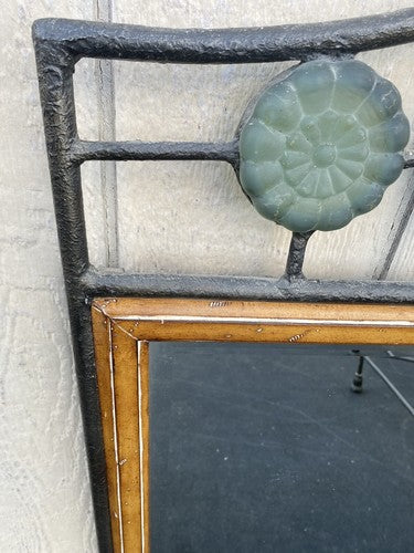 65884 Fancy Decorator Console Table with Mirror