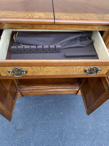 66098 Mahogany Universal Furniture Bar Cart Sideboard Server Cabinet