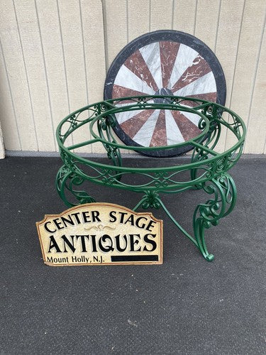 65987   Super Quality Round Marble Top Dining / Foyer  Table