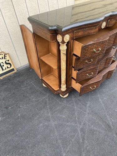 64591 Marble Top Server Chest Sides Open