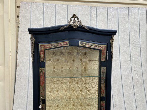 65346   Louis XV Glass Decorator Curio China Cabinet