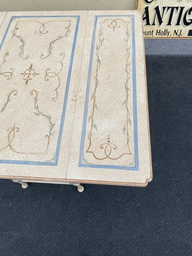 66040 Hand Painted Drop Leaf  Coffee /  End Table Stand