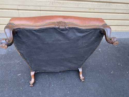 65785 Large TAYLOR KING Furniture Leather Armchair Chair