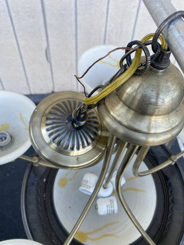 66031   Modern Decorator Hanging Light Fixture Chandelier.