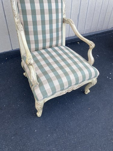 66231   Decorator Throne Armchair Chair Original  Factory Finish