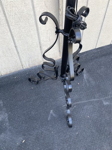 65615  Adjustable Iron Antique Piano Lamp w/ Shade