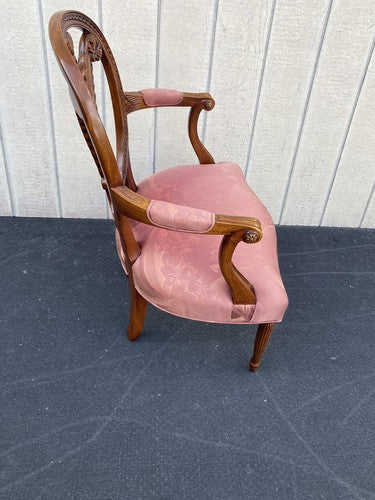 65887 Solid Mahogany Decorator Armchair Chair