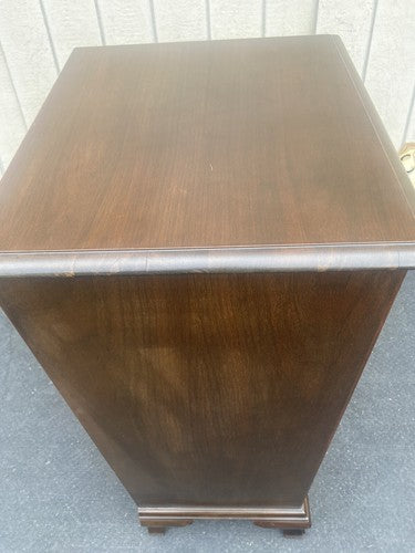 65611   KINDEL Furniture Quality Walnut High Chest Dresser