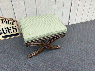 66698 Decorator Modern X Stool Bench Ottoman