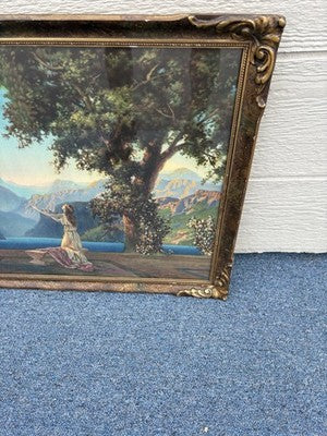 66781 R Atkinson Fox ??  DAWN  Print in Picture Frame CHICAGO