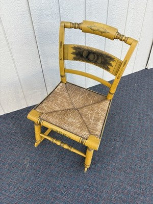 67106  Signed  HITCHCOCK Decorator Rocker Rocking Chair