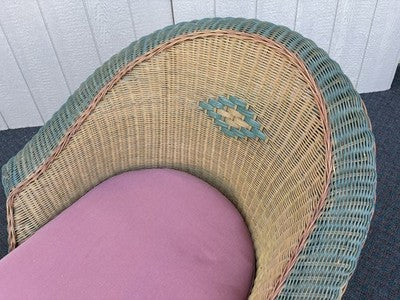 67019 Wicker Typhoon Furniture Chaise Lounge Chair