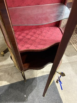 67087 Louis XV Curio China Cabinet with Bronze ormalu