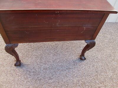 54083 MAHOGANY BALL AND CLAW FOOT LOWBOY SERVER DRESSER