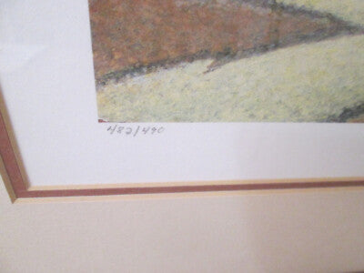 56799  JAMES LUMBERS "DOUBLE TROUBLE" Framed Pencil Signed #'d Print