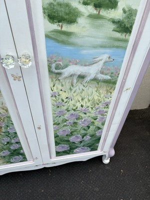 66646 Custom Hand Made High Chest Chifferobe Wardrobe Cabinet