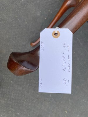 66514 Mahogany Queen Anne Oval Dining Table with NO leafs