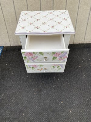 66647   Hand Made Decorator Nightstand End Table Stand