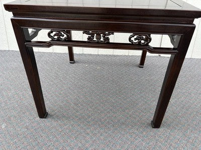 67061 Oriental Dining Table with 4 Side Chairs Table 36" x 36" x 28"H