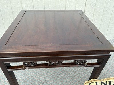 67061 Oriental Dining Table with 4 Side Chairs Table 36" x 36" x 28"H