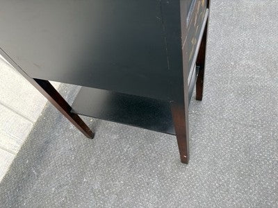 66834 Decorator Black Lamp Table Stand