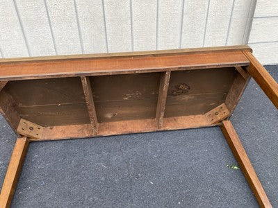 66527   Custom Hand Made ETERNA Console Library Table Stand KON MUNDUS  New York