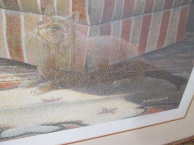 56799 JAMES LUMBERS "DOUBLE TROUBLE" Framed Pencil Signed #'d Print