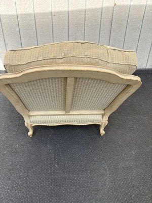 66694   CENTURY Furniture Louis XV Chair with  Stool