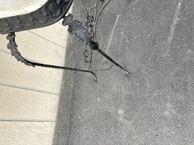 66803 Marble Top Console Table Sideboard Server