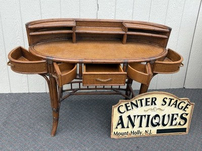 67044 Bamboo Style Office Desk