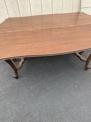 66609  Antique French Country Flip Top Dining Table Console Sofa Table