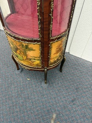 67095 Louis XV Curio China Cabinet with Bronze ormalu