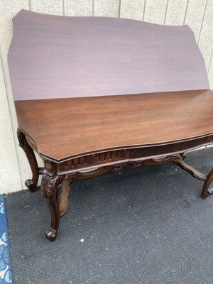 66609  Antique French Country Flip Top Dining Table Console Sofa Table