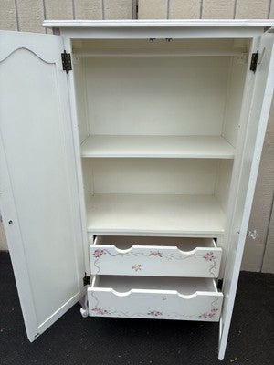 66646 Custom Hand Made High Chest Chifferobe Wardrobe Cabinet