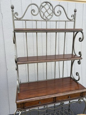 66994 Modern Baker Rack Kitchen Storage Cabinet