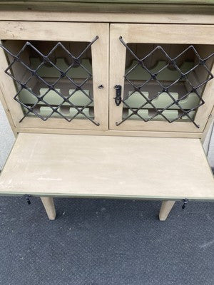 66541 Rustic Primitive Wine Rack Kitchen cabinet