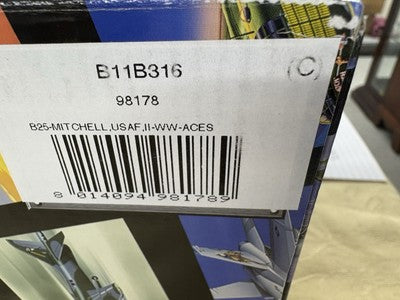 ES 225 Franklin Mint B11B316    B 25 Mitchell USAF WWII Aces MIB  Airplane