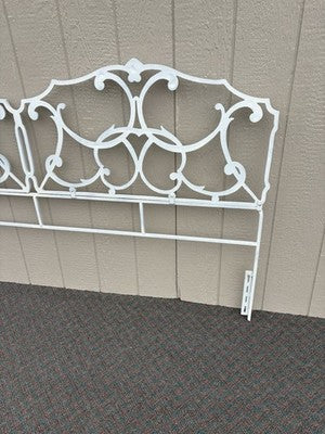 67185 KING Size Metal Decorator Headboard Bed