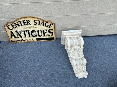 59501 Decorator Architecture Wall Column Whatnot Curio Shelf SIGNED on Back