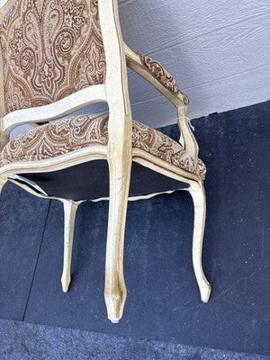 61829  Quality Floral Needlepoint Armchair Chair